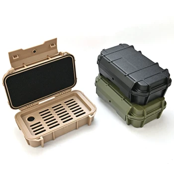 New Outdoor Double-Layer Shockproof Crush-Proof Waterproof Box Sealed Container Survival Storage Case Fishing Tackle Box