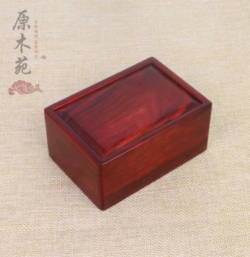 Solid Wood Jewelry and Collectible Storage Box, Wooden Case for Jade, Seals, Gold Bars, Silver Ingots, Pendants, and Bracelets