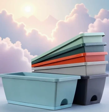 Second Generation Thickened Horon Pot Balcony Rectangular Vegetable Planter Home Gardening Long Strawberry Planting Box