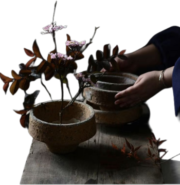Jingdezhen Song Dynasty Wood-Fired Kiln Furniture Saggar Flower Vase Potted Plants Succulents High-End Flower Pot Base Authentic Guaranteed