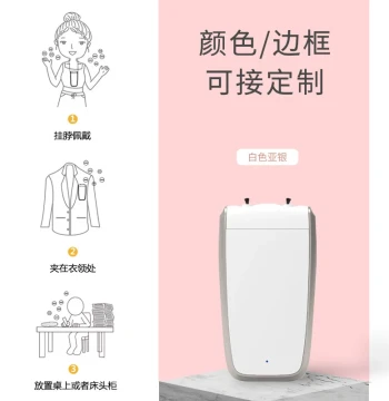 Mini Necklace Portable Air Purifier, Wearable Neck-Hanging Negative Ion Purifier for Sterilization, Wholesale