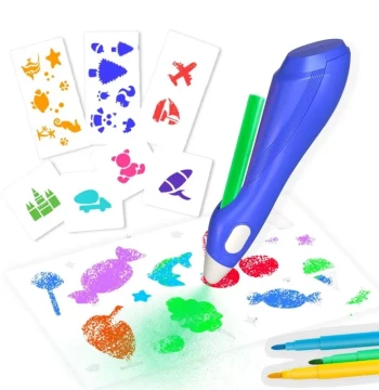 Electric Watercolor Spray Pen Children Hand-painted Color Pa