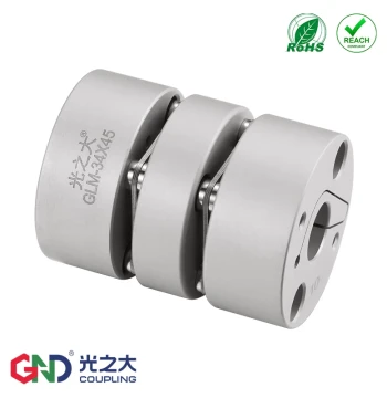 High-Speed Internal Clamping Double I-Diaphragm Coupling - High Torque for Servo Motors and Lead Screws