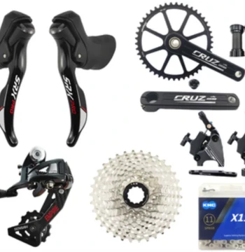 Chunfei Grocery Store | Yun'an GR02 Gravel Bike with Thru-Axle Disc Brakes, Lightweight Touring Frame with Multiple Rack Mounts