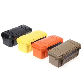 Free Shipping EDC Large Waterproof Case, Shockproof and Crush-Resistant Toolbox with Buffer Pads for Outdoor Use