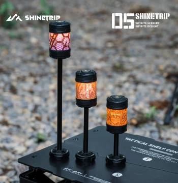 Shanqu Outdoor Camping Light Stand 05 Series 19-Light 38-Light 1/4" Screw Accessory Bracket Hanging Rod for Desktop Lighting