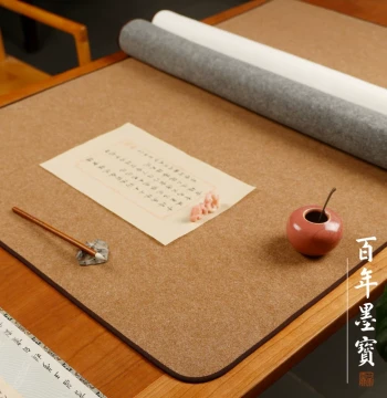 [60% Wool, 10% Off for 2 Items] Thickened Calligraphy Felt Mat with Bound Edges for Brush Practice