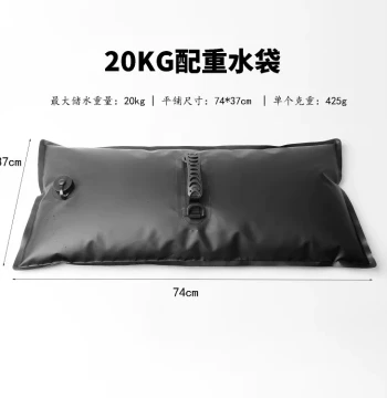 Outdoor Heavy-Duty Water Ballast Bag for Soccer Goal Net - 20kg Windproof Anti-Tip Weighted Anchor
