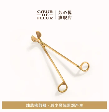 Fangxinyue Aromatherapy Wick Trimmer, Smoke-Preventing Candle Tool, Metal Wick Cutter and Snuffer