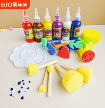 Children's Art Painting Mushroom Head Sponge Stamp Brush for Kindergarten Drawing and Graffiti Paint Tools