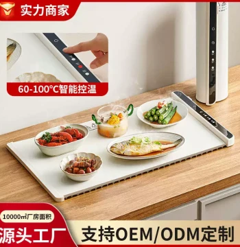 Flexible Folding Multi-Function Temperature-Controlled Food Warmer Pad – Tabletop Heating & Insulation Mat for Meals