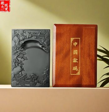 Anhui Intangible Heritage Inkstone - Natural Raw Stone for Calligraphy