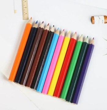 Painted Wooden Colored Pencils Set with Gold Powder, Creative Engineering Pencils for Gongbi Coloring, Basic Packaging