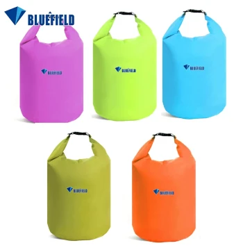 Blue Field Outdoor Lightweight Wear-Resistant Waterproof Dry Bag for Rafting and Stream Trekking, Storage Pouch for Miscellaneous Items, 10L/20L/40L/70L