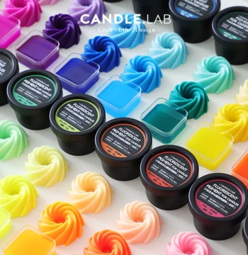 CANDLE.LAB | Non-Bleeding, Non-Seeping DIY Scented Candle Solid Thread Pigment - Fluorescent Dye Colors