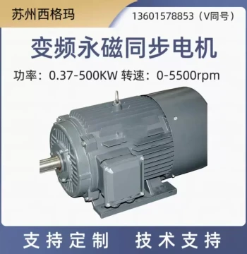 Three-Phase AC Permanent Magnet Synchronous Motor 15KW 380V Variable Frequency
