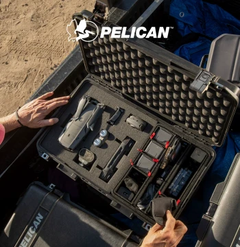 PELICAN Air 1535 Lightweight Protective Case, Waterproof Photography Gear Carry-On Luggage with Free Shipping