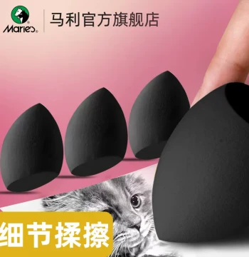 Marie's Sketch Blending Stumps & Makeup Sponges – Professional Art Supplies for Students