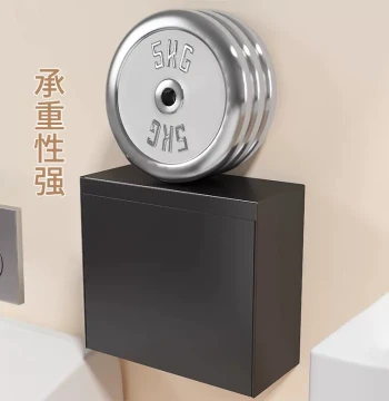Wall-Mounted Bathroom Toilet Paper Holder and Tissue Dispenser Rack