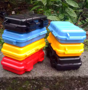 Outdoor Waterproof ABS Plastic Case - Shockproof Moisture-Proof Storage Box with Cushioning for EDC Tools and Travel