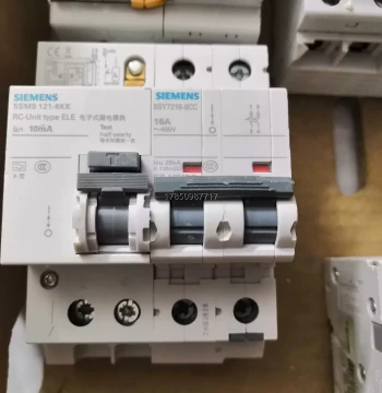 Negotiable Price: Siemens 10mA Leakage Circuit Breaker, 2P 16A Ground Fault Protection