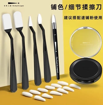 Sketch Blending Stump Set for Art Students - Highlight Detail Shadow Tool Kit with Replacement Sponge Heads for Beginners