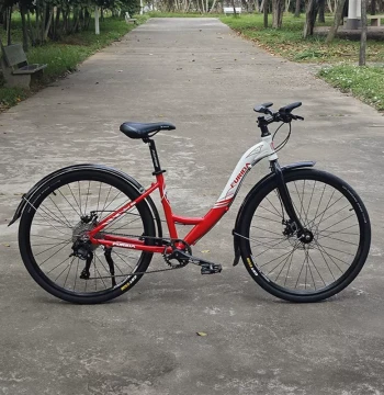 Chunfei Grocery Store Commuter Hard Fork Low-Step Mountain Bike for Road, City, Suburb, School, and Outings
