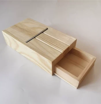 Wooden Soap Trimmer with Drawer, Soap Planer and Edge Shaper, Free Shipping