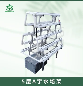 Soilless Cultivation Equipment Plant Factory Display Rooftop Hydroponic Pipe System for Leafy Vegetables and Fruits, Type A Planting Rack