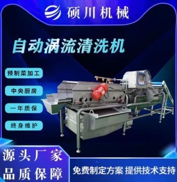 Quick-Frozen Vegetable Deodorizing Sterilization Washer IRW Zhongfang Ready-to-Cook Vegetable Production Washing Line Semi-Finished Vegetable Processing Oxygen Equipment