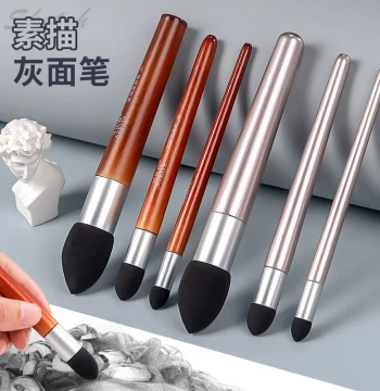 Sketch Gray Tone Pencils for Art Students, Detail Highlight Blending Stumps, Makeup Sponge Pens, Quick Sketch Eraser Pen Sets