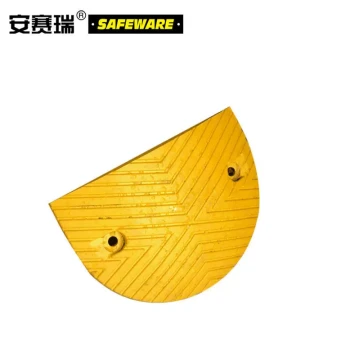 Rubber Speed Bump End Cap Heavy-Duty 1 Pack