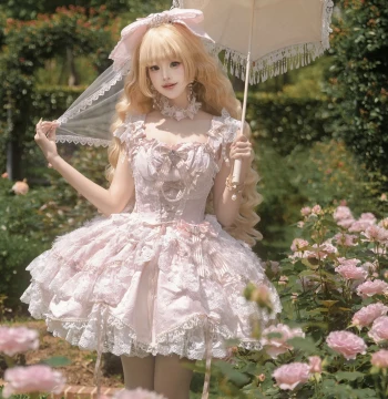 [Anna's Ball] Lolita Ballet-Style JSK Dress, Bridal Princess Gown for Birthdays