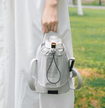 New Travel Portable Water Bottle Sleeve, Crossbody Bag for Coins, Keys, and Phone, Single Bottle Pouch for Cycling and Fitness