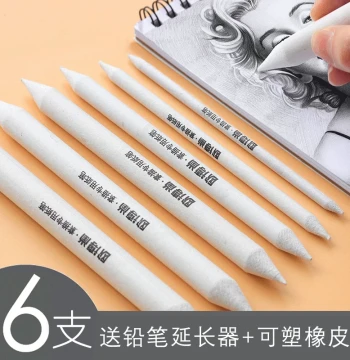 Paper Blending Stumps Set for Art Highlighting and Sketching, Professional Smudging Tools for Fine Arts Students