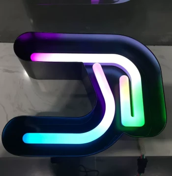Suzhou Factory Wholesale Chain Store Logo - RGB Illuminated Letters, Acrylic Neon Signs for Window and Counter Display