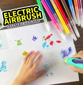 Electric Watercolor Spray Pen Children Hand-painted Color Pa