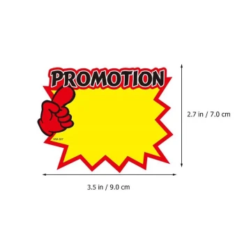 50 Pcs Market Commodity Price Tag ers Advertising Tags Paper
