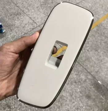 Car Interior Button Frame and Window Switch Chrome Panel, New Energy Vehicle ABS Parts with Hot Melt Welding and Injection Molding