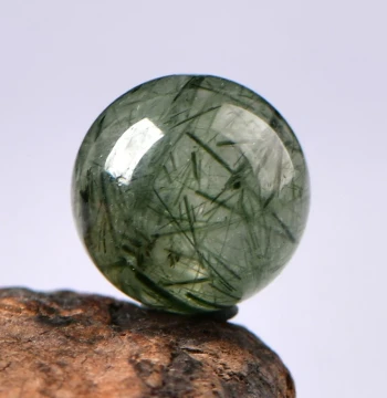 Natural Cream-Body Green Rutilated Quartz Loose Beads - DIY Handmade Beading Accessories including Spacer Beads and Multi-Gem Bracelet Components