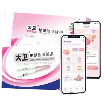David High-Precision Ovulation Test Strips with Semi-Quantitative Crystal Pen for Fertility Tracking