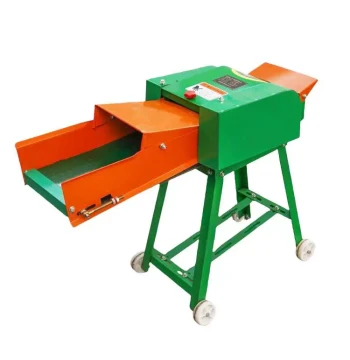 Small Chaff Cutter Home Livestock Cattle Sheep 220V Wet/Dry Dual-Use Corn Stalk Crusher Grass Cutting Machine