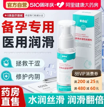 Medical Grade Water-Soluble Personal Lubricant for Women, Intimate Care Fluid for Couples