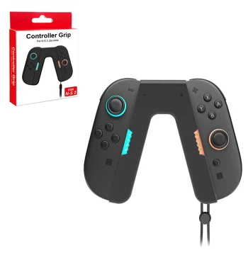Magnetic Grip Handle with V-Stand for Nintendo Switch 2 Joy-Con Controllers, Dedicated NS2 Accessory