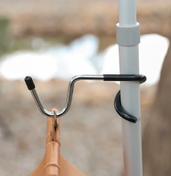Outdoor Camping Light Hook Lamp Pole Hook Multi-Function S-Type Non-Slip Stainless Steel Pigtail Hook Portable Shelf Hook