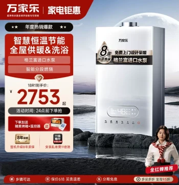 Government Subsidy Macro Gas Wall-Hung Boiler Home Heating Floor Heating Energy-Saving Hot Water & Bath Dual-Use BW