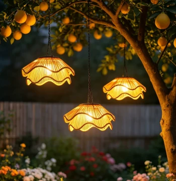 Solar Powered Hanging Lantern for Outdoor Garden and Patio Decor