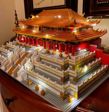 Hall of Supreme Harmony Forbidden City Chinese Style Mortise-and-Tenon 3D Puzzle Model for Boys