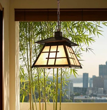 Outdoor Waterproof Pendant Light for Villa Gate, Backyard, Open-air Sunroom, Balcony, Corridor, Gazebo