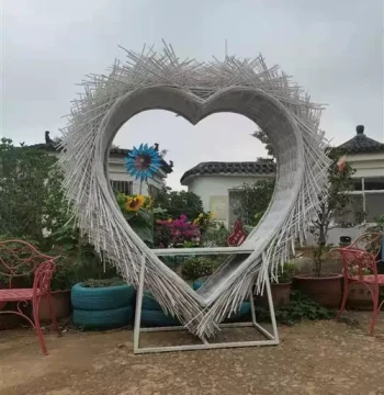 Viral Bird Nest Hanging Chair - Large Rattan Swing for Bali Beaches, Outdoor Spots, and Photo Ops
